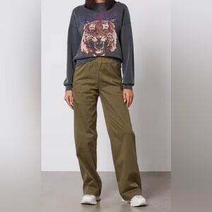 Anine Bing Koa Wide Leg Trousers - Size XS